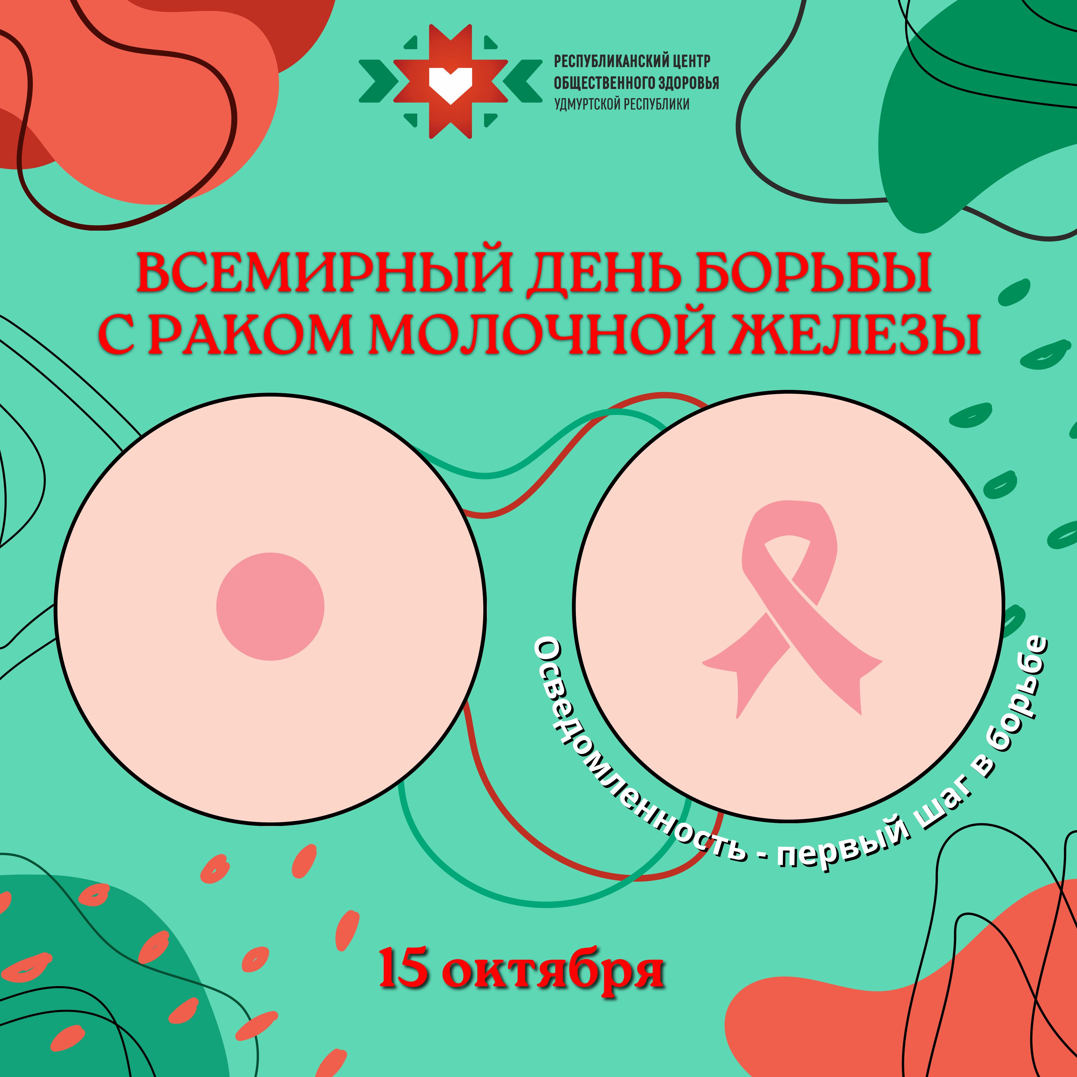Всемирный день борьбы с раком молочной железы.